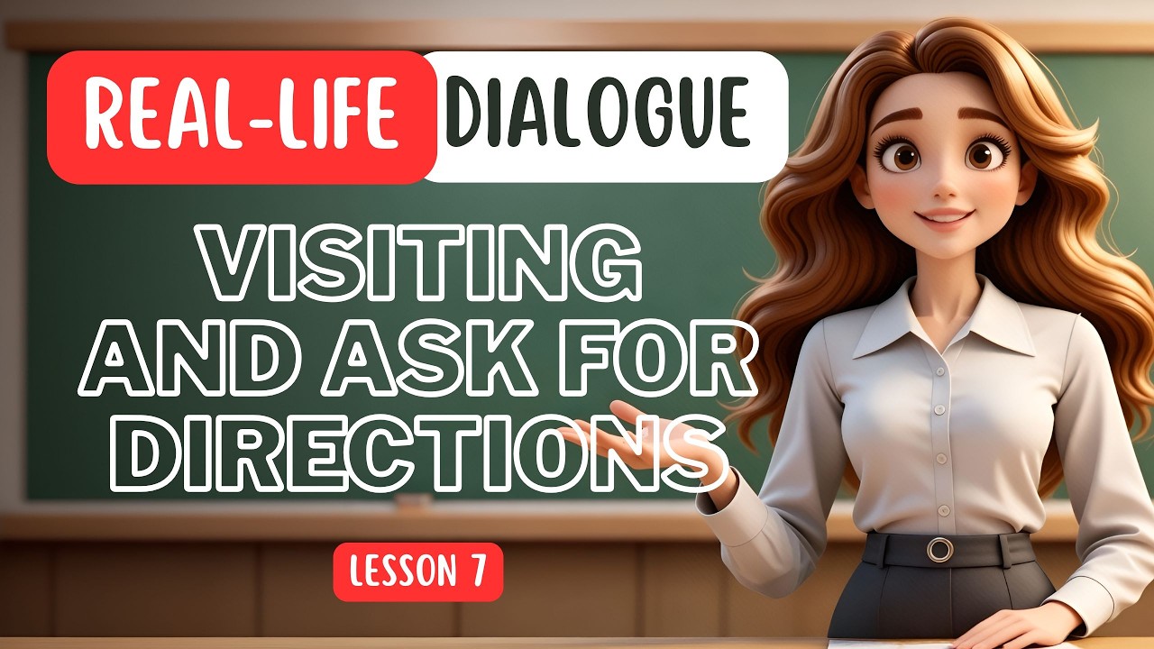 Ask for Directions in English - Travel Shadowing Practice