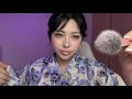 こっち向いて？…お祭りに行く5分前のASMRメイクロールプレイ👘🎆🏮(Layered sounds+Binaural)