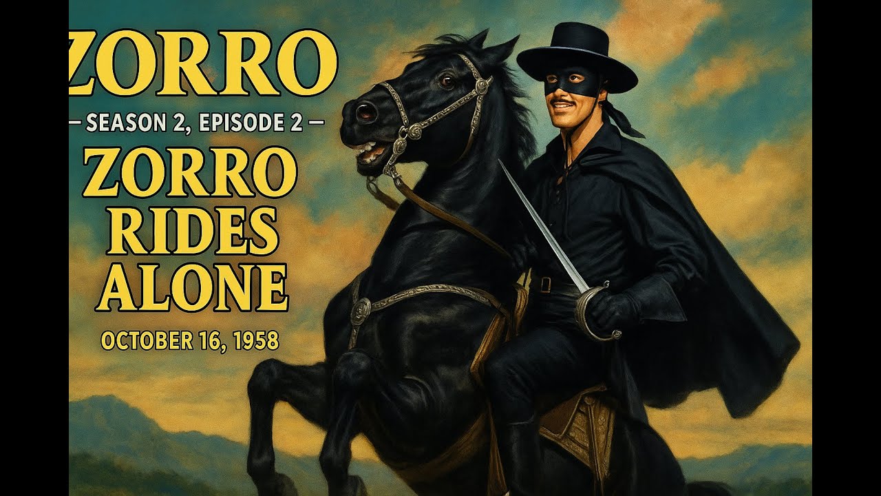 Zorro (1957)[4K]–S02E02: “Zorro Rides Alone” [4K-COLORIZED] # ...