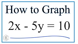 Celebrity How to Graph the Equation 2x - 5y = 10 Wealth