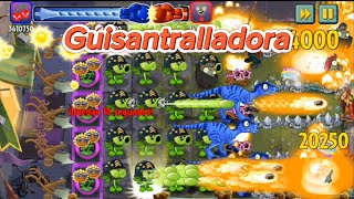 PVZ2 BATALLAS DE ARENA MAZO DE GUISANTRALLADORA Y PLANTORCHA