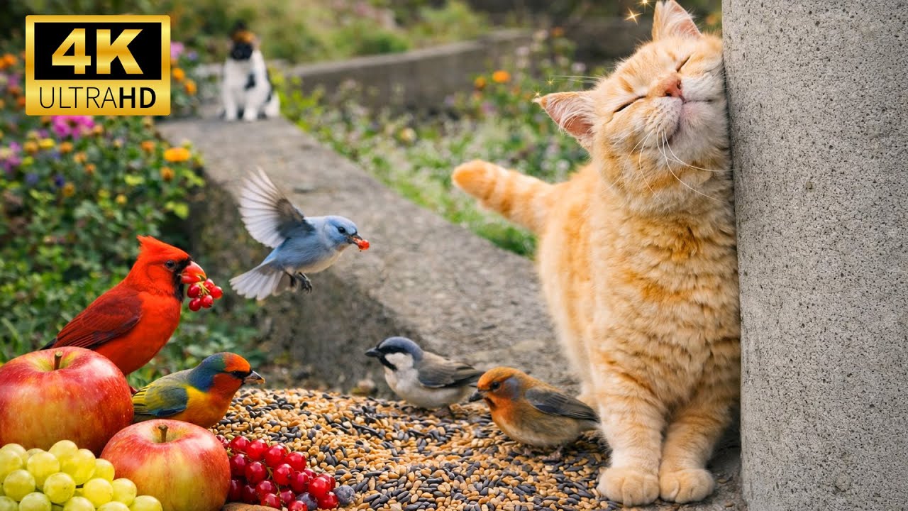 🔥 Pets Are Totally MESMERIZED 🐦😺🐶 | Birds & Nature That Keep Cats & Dogs Watching | Pet TV 4K HDR