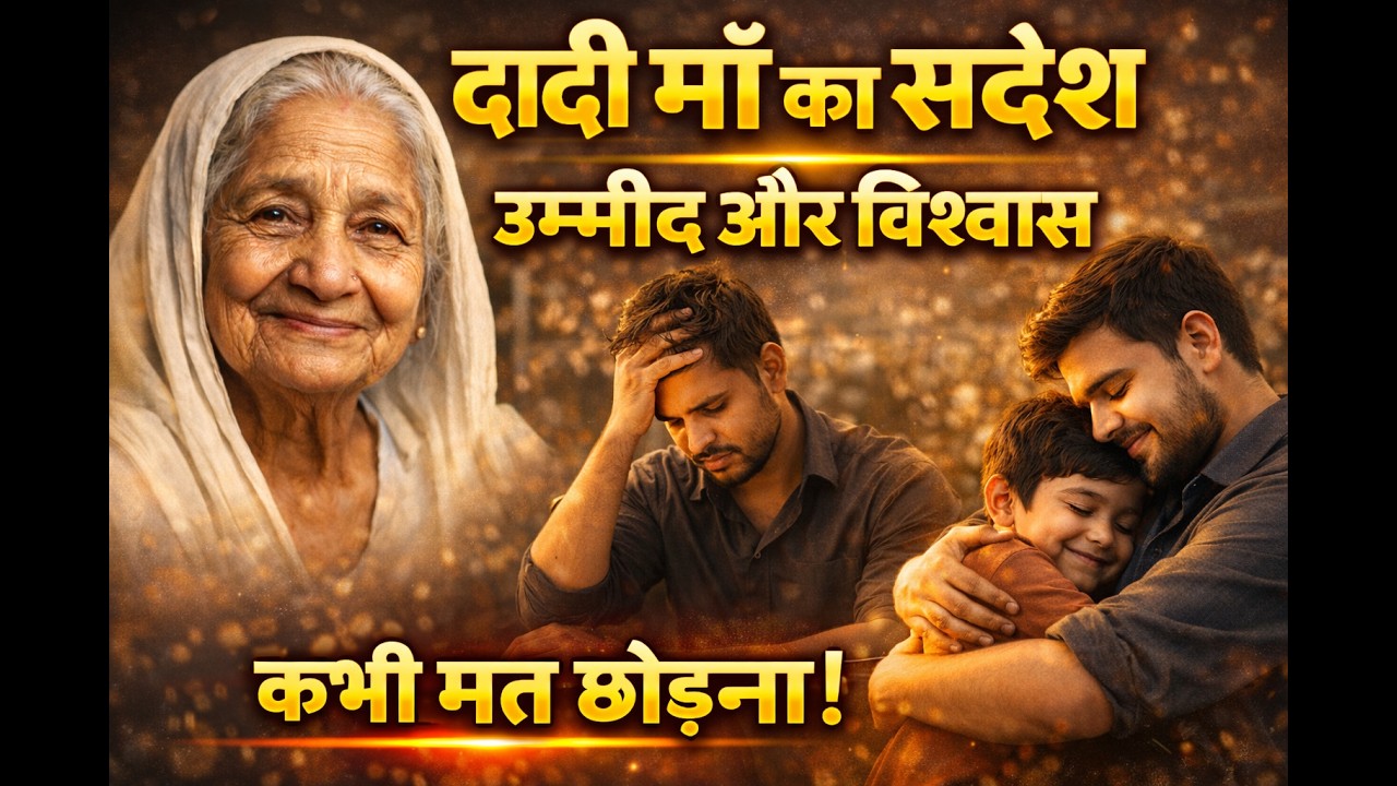 दादी माँ का संदेश: उम्मीद और विश्वास | कभी मत हारना | Heart Touching Hindi Story