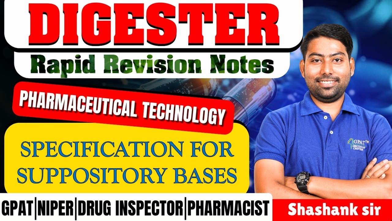 D-276 | Спецификация на суппозиторные основы, фармацевтическая технология