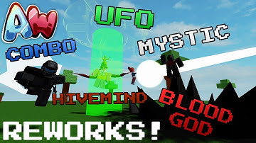 Ability Wars | Rework Update (UFO, Mystic, Blood God, Hivemind, Combo) | Roblox