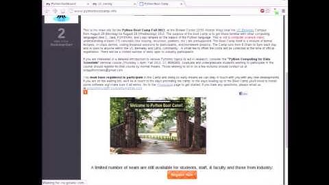 Python Boot Camp 2013 Wed Aug. 28, Part 1
