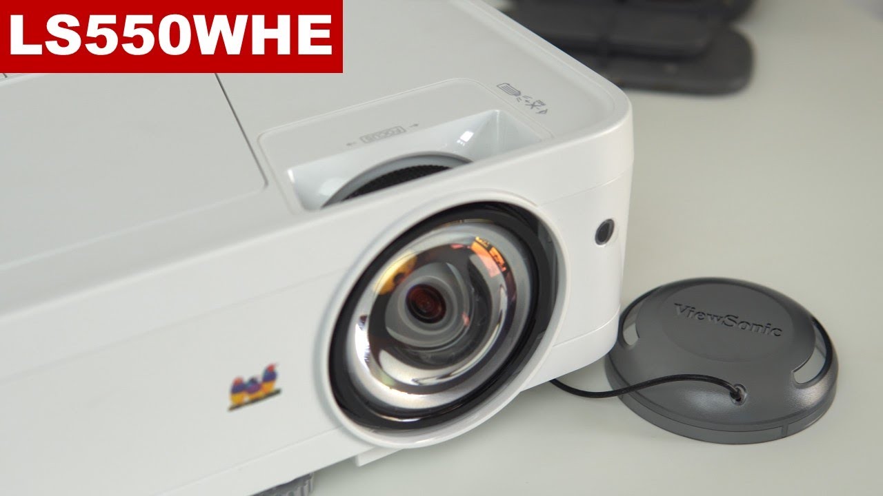 Video Proyector LED ViewSonic LS550WH . Corta Distancia