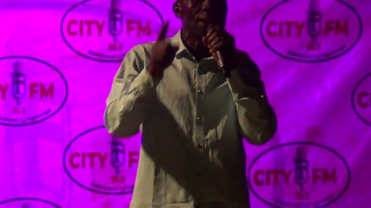 Peter Kabugu performing at Live Lukoba Dimbuka Ndimbuke 960cityfm9