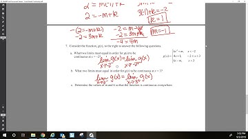 AP Calculus AB Limit-Based Continuity Part III