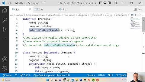 Interfacce e Classi in Java