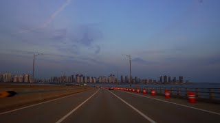 Sunset Drive - Yeongjongdo to Songdo in Incheon, Korea (No Talking, No Music) by RideScapes 1,310 views 7 months ago 20 minutes