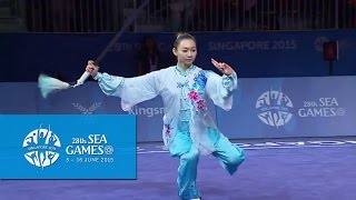 Wushu - Women's Optional Taiji Sword (Day 3) | 28th SEA Games Singapore 2015