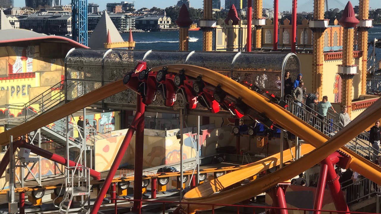 Luna Park Sydney Big Dipper Off ride Footage YouTube