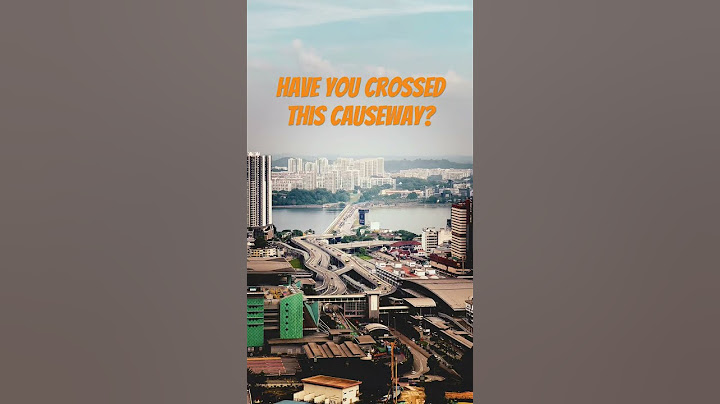 One of the world’s busiest land border crossings — Malaysia –Singapore Causeway. #CausewayVibes