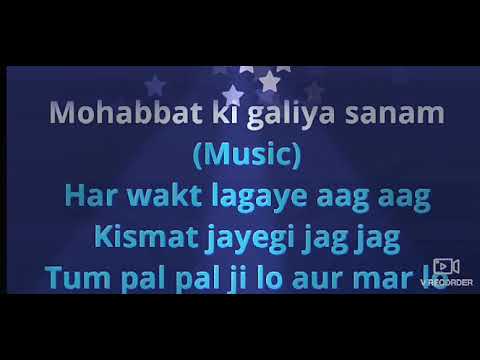 Mohabbat hai mirchi karaoke Shan