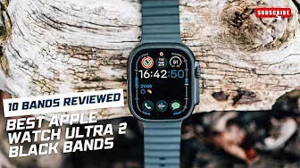 Top 10 Bands for Apple Watch Ultra 2 Black Titanium: In-Depth Review + Bonus Pocket Watch Test