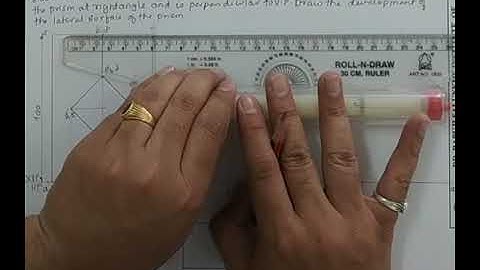 Development of Square Prism with a Square Hole Drilled in it