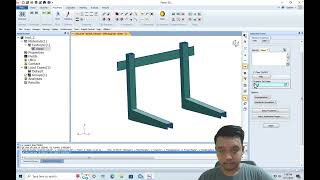 Basic tutorial of MSC Nastran and Patran Finite Element Analysis (FEA): Bracket structural analysis