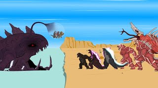 Rescue TEAM Godzilla & KONG From  El Gran Maja VS Julia Beast: Who Will Win | Godzilla Cartoon