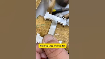 Làm Thủ Công Mặt Khoá Dây Lưng Bạc Để Tránh Gió #vangbaclehieu #MặtThắtLưngBạc