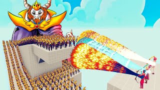 100x ASGORE DREEMURR + 2x GIANT vs 3x EVERY GOD - Totally Accurate Battle Simulator TABS