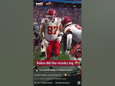 Kelce Stanky Leg😳😂 #nfl #nflnews #eagles #viral #zaytheprophetreacts # ...