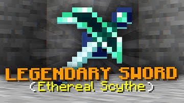 finally crafting the ethereal scythe on skyblock