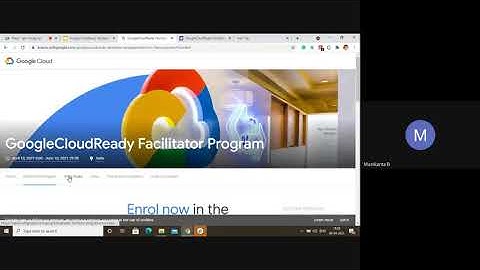GoogleCloudReady Facilitator Program 2021 Introduction Session