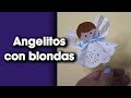 Angelitos diy ideal para decorar bautizo o primera comunin