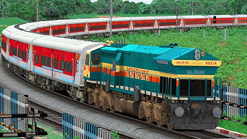 TRAINS HIGH SPEED CROSSING RAILWAY GATE | BUMPY RAILROAD | Train Simulator | Railwork | NTG GAMING