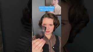 An everyday *1940s inspired* style… #shorthairstyles #vintagestyle #hairstyle