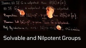 Lecture 3. Solvable and Nilpotent Groups