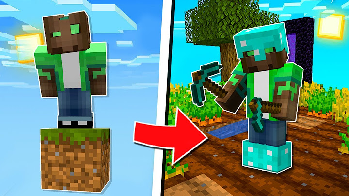 MINECRAFT pero EMPEZAMOS CON UN SOLO BLOQUE 😱💥 MINECRAFT ALEATORIO