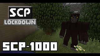 SCP Lockdown Minecraft - SCP-1000 Containment Breach [Big Foot] 