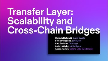 Breakpoint 2021: Transfer Layer: Scalability and Cross Chain Bridges