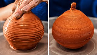 CLAY POTTERY ASMR COMPILATION | Fantastic DIY Crafts And Handmade Accessories