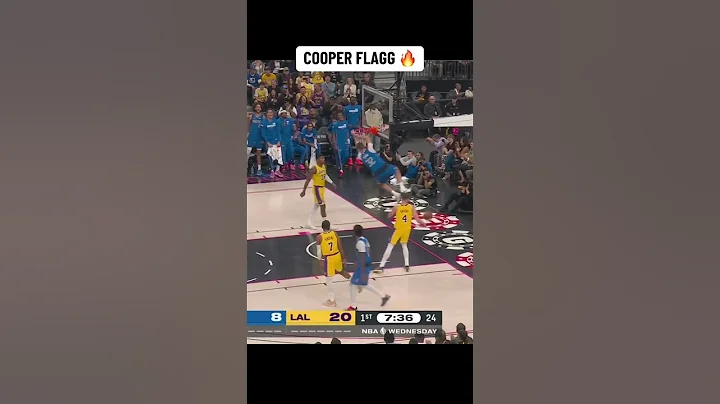 Cooper Flagg with the slam 💪