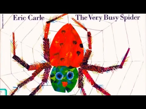 The very busy spider by Eric carle read aloud story books learning ...