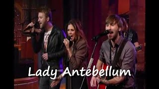 Lady Antebellum - American Honey 4-13-10 Letterman
