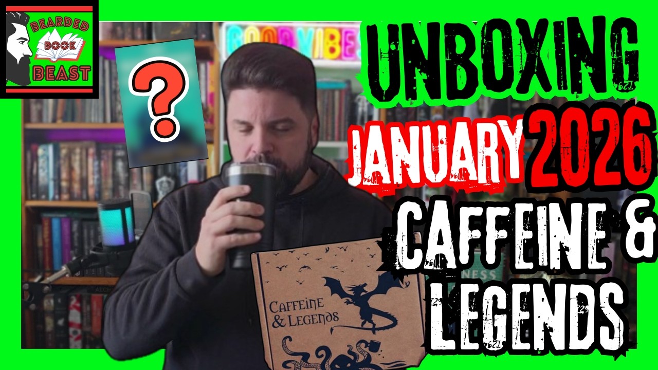 Book and Brew time! Unboxing January Caffeine & Legends Box