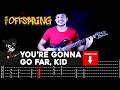 【THE OFFSPRING】[ You’re Gonna Go Far, Kid ] cover by Masuka | LESSON | GUITAR TAB