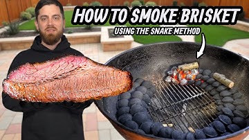 How to Make Smoked Brisket in a Weber Kettle for Beginners Using the Snake Method