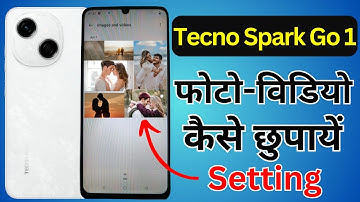 Tecno Spark Go 1 Me Photo Video Hide Kaise Kare | How To Hide Photos And Videos Tecno Spark Go 1