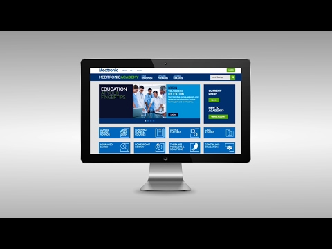 Medtronic Online Educational Resources: Academy and Features Websites