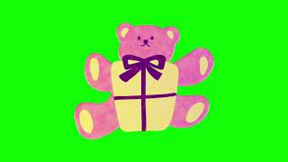 Green Screen Bear Sticker 13 | Free Download