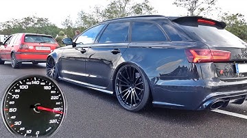 650HP Audi RS6 C7 Tuning 0-250 km/h Acceleration
