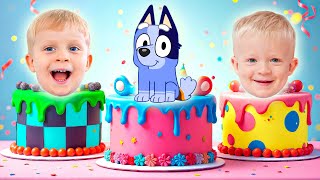 Pesta Ulang Tahun Oliver Yang Ke-4 Dengan A Bluey