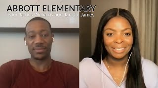 Famous Tyler James Williams & Janelle James talk Abbott Elementary Wealth