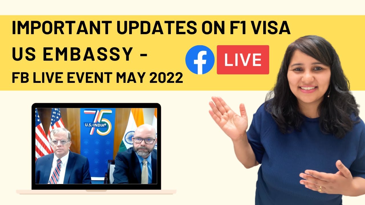 Latest updates on USA VISA slots availability |Embassy FB event  with Don Heflin | F1,J1,M1& B1/