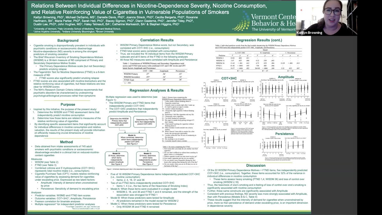 Poster Session 1: Addiction/Dependence and Secondary Prevention
